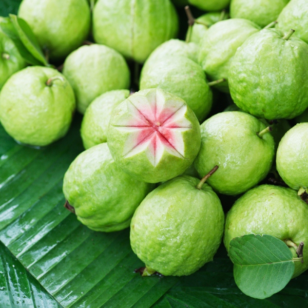 Egzotikus gyümölcsféle, a guava.