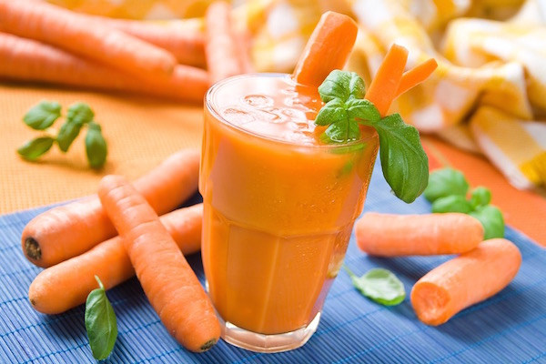Rengeteg karotint és A-vitamint tartalmazó sárgarépából készült juice.